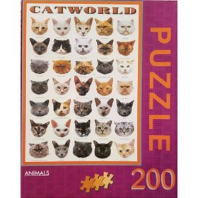 KS Games 200 Parça Kedi Puzzle