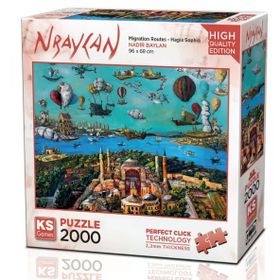 KS Games 2000 Parça Ayasofya Puzzle