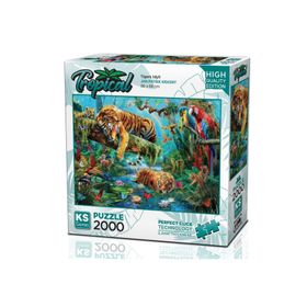 KS Games 2000 Parça Kaplanlar Puzzle