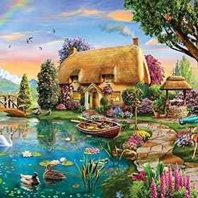 KS Games 2000 Parça Lakeside Cottage Puzzle