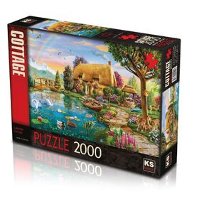 KS Games 2000 Parça Lakeside Cottage Puzzle
