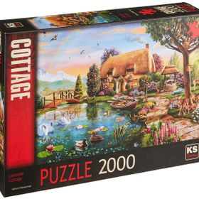 KS Games 2000 Parça Lakeside Cottage Puzzle