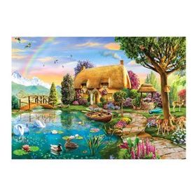KS Games 2000 Parça Lakeside Cottage Puzzle