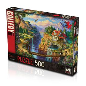 KS Games 20012 500 Parça House On The Cliff Puzzle