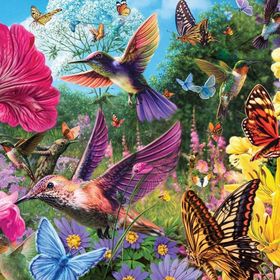 KS Games 20016 500 Parça Hummingbird Garden Puzzle