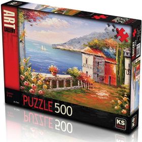 KS Games 20058 Garden & Sea Jin Park 500 Parça Puzzle