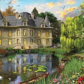 KS Games 20543 1000 Parça Mansion Lake Puzzle