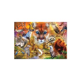 KS Games 20567 1000 Parça North American Animals Puzzle