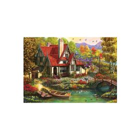KS Games 20569 1000 Parça Riverside Cottage Puzzle