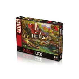 KS Games 20569 1000 Parça Riverside Cottage Puzzle