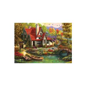 KS Games 20569 1000 Parça Riverside Cottage Puzzle
