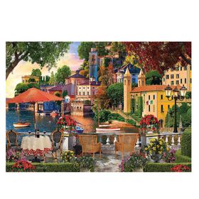 KS Games 20570 1000 Parça İtalian Coast Puzzle