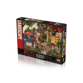 KS Games 20570 1000 Parça İtalian Coast Puzzle