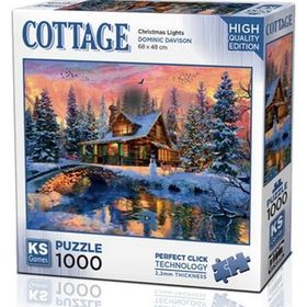 KS Games 20720 1000 Parça Noel Işıkları Puzzle