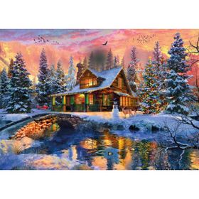 KS Games 20720 1000 Parça Noel Işıkları Puzzle