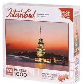 Ks Games 20729 Kız Kulesi Ve Günbatımı 1000 Parça Puzzle