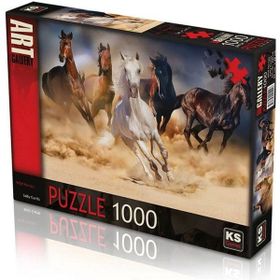 Ks Games 20769 1000 Parça Wild Horses Puzzle
