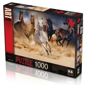 Ks Games 20769 1000 Parça Wild Horses Puzzle