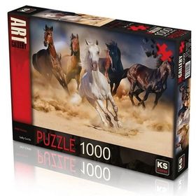 Ks Games 20769 1000 Parça Wild Horses Puzzle