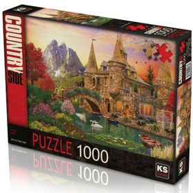 KS Games 20779 Castle Land 1000 Parça Puzzle