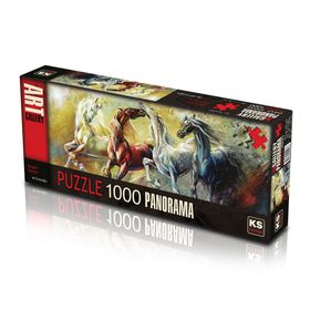 KS Games 21007 1000 Parça Panorama Dream Horses Puzzle