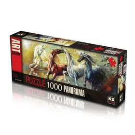 KS Games 21007 1000 Parça Panorama Dream Horses Puzzle