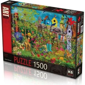 KS Games 22009 Summer Garden Aimee Stewart 1500 Parça Art Gallery Puzzle