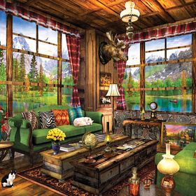 KS Games 22016 1500 Parça Chalet Puzzle