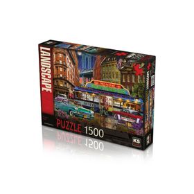 Ks Games 22017 1500 Parça Rickeys Diner Puzzle