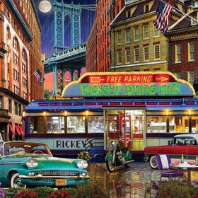Ks Games 22017 1500 Parça Rickeys Diner Puzzle