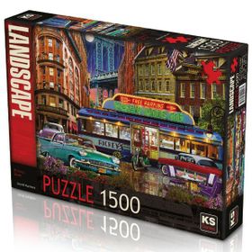 Ks Games 22017 1500 Parça Rickeys Diner Puzzle