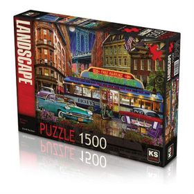 Ks Games 22017 1500 Parça Rickeys Diner Puzzle