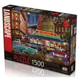 Ks Games 22017 1500 Parça Rickeys Diner Puzzle