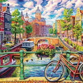 KS Games 22018 1500 Parça A Colorful City Puzzle
