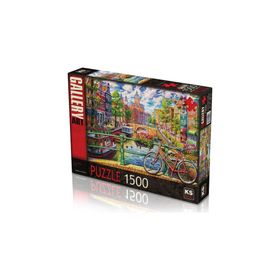 KS Games 22018 1500 Parça A Colorful City Puzzle