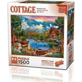 KS Games 22036 Dağ Gölü 1500 Parça Puzzle