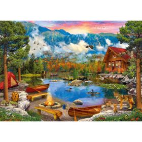 KS Games 22036 Dağ Gölü 1500 Parça Puzzle