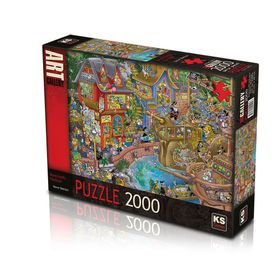 Ks Games 22504 2000 Parça Pontcheffs Harbour Puzzle