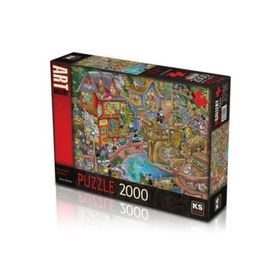 Ks Games 22504 2000 Parça Pontcheffs Harbour Puzzle