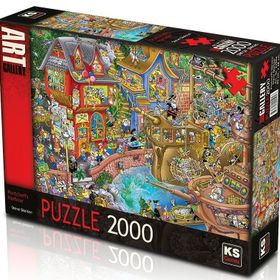 Ks Games 22504 2000 Parça Pontcheffs Harbour Puzzle