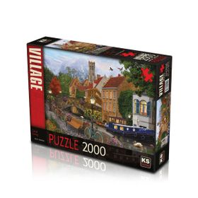 KS Games 22509 2000 Parça Canal Living Puzzle
