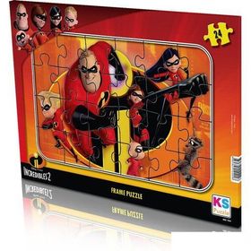 KS Games 24 INC 704 Incredibles 2 Frame Puzzle