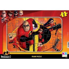 KS Games 24 INC 704 Incredibles 2 Frame Puzzle