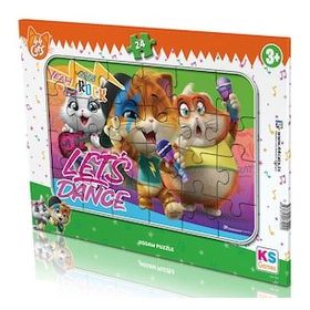 KS Games 24 Parça 44 Cat Frame Puzzle