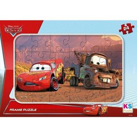 Ks Games 24 Parça Cars Frame Puzzle