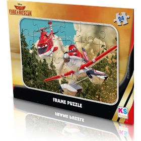 Ks Games 24 Parça Frame Planes Çocuk Puzzle