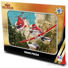 Ks Games 24 Parça Frame Planes Çocuk Puzzle