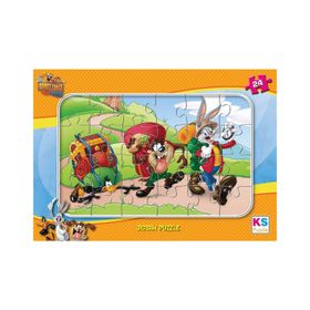 Ks Games 24 Parça Looney Tunes Frame Çocuk Puzzle