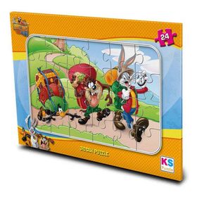 Ks Games 24 Parça Looney Tunes Frame Çocuk Puzzle