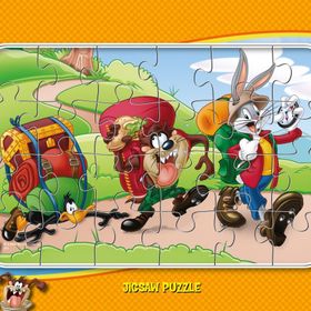 Ks Games 24 Parça Looney Tunes Frame Çocuk Puzzle